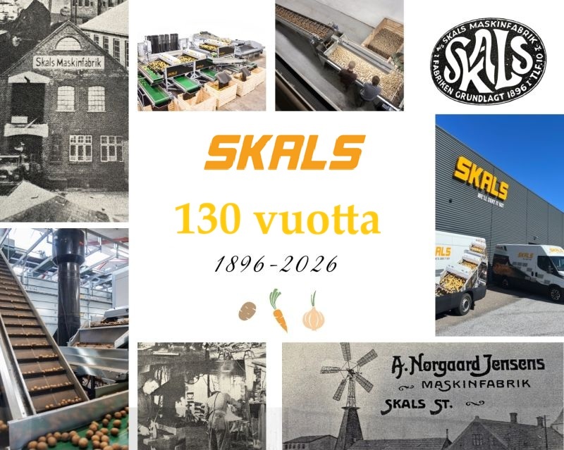 Skals 130 vuotta taattua laatua juurestenkäsittelyyn