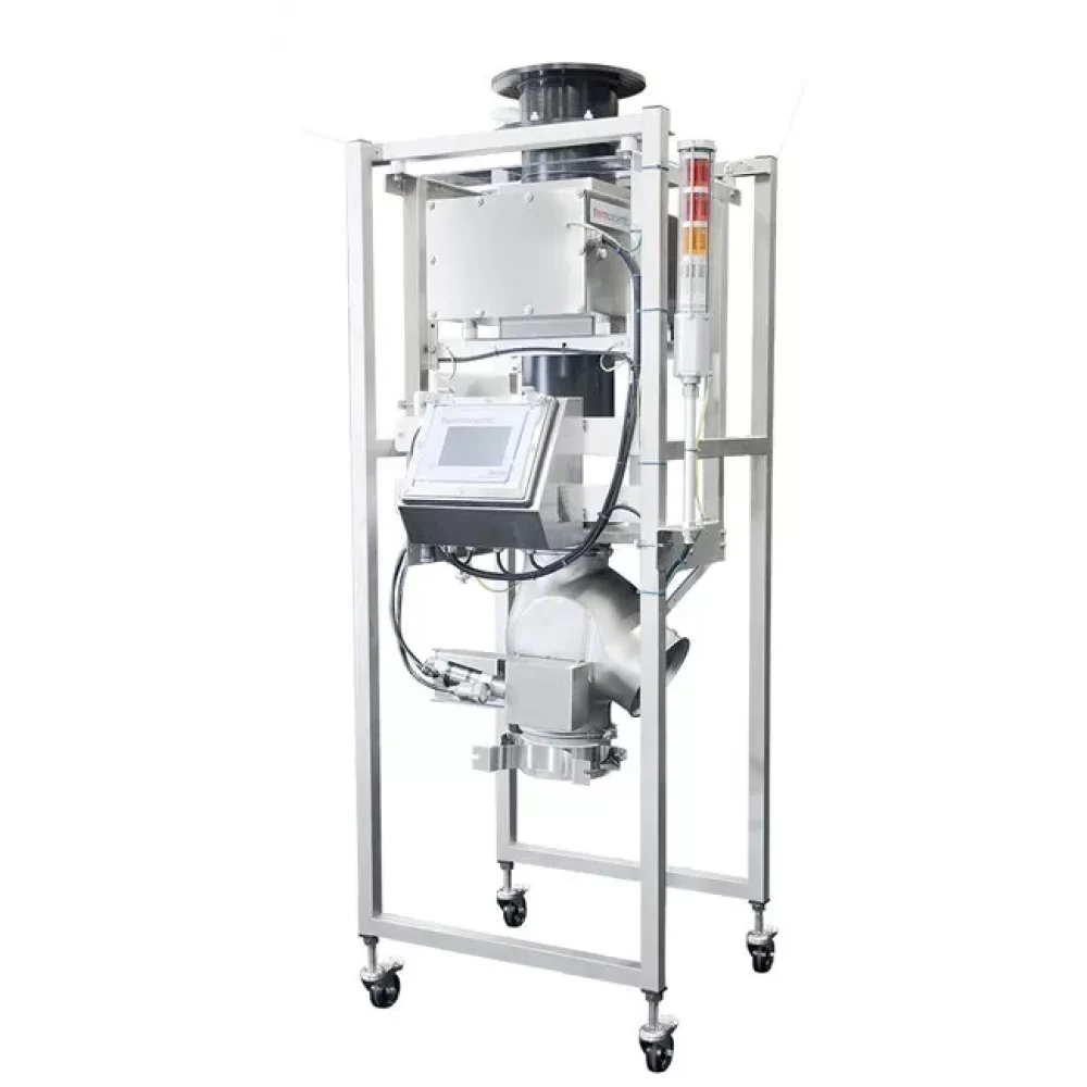 Thermo Scientific Sentinel 4000 Drop Through -metallinilmaisin vapaapudotussovelluksiin, varustettuna Multiscan-teknologialla ja automaattisella hylkäysventtiilillä